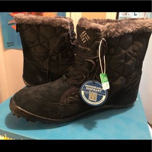 Columbia Minx Shorty Omni Heat Black Sz 11 Wow!